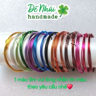 9m Dây Nhôm Tráng Men Tạo Hình Mỹ Thuật Uốn Trang Sức Thủ Công