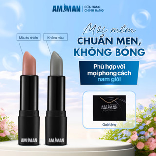 Son Dưỡng Cho Nam AM-MAN LIP BALM Dưỡng Ẩm Môi, Ngừa Thâm Môi, Chống Khô Nứt Nẻ, Màu Sắc Tự Nhiên