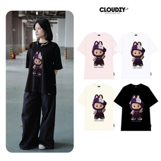 Áo thun nữ nam labubu unisex local brand CLOUDZY tay lỡ phông basic form rộng trend teen AT MONSTER