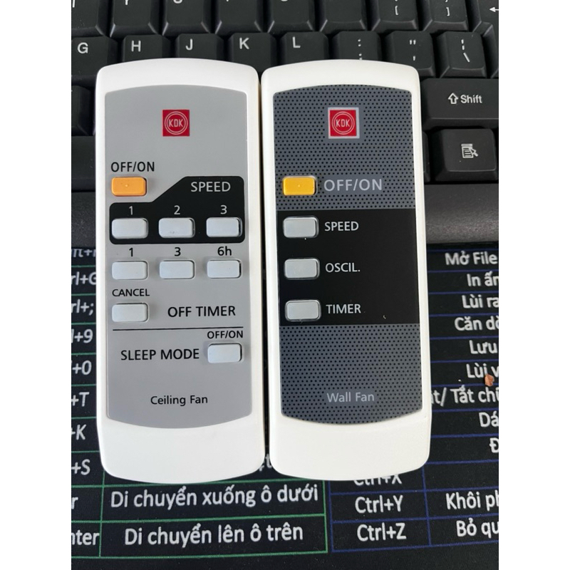 Điều khiển quạt KDK treo tường , quạt trần kèm pin
