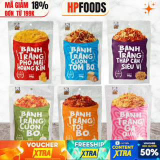  Combo Mix 6 gói Bánh tráng Siêu Vị Phô mai Hoàng Kim Thập cẩm siêu vị Tỏi bò Cuộn Tôm Bơ Phô Mai gà Quay Sa Tế Ngũ Vị 