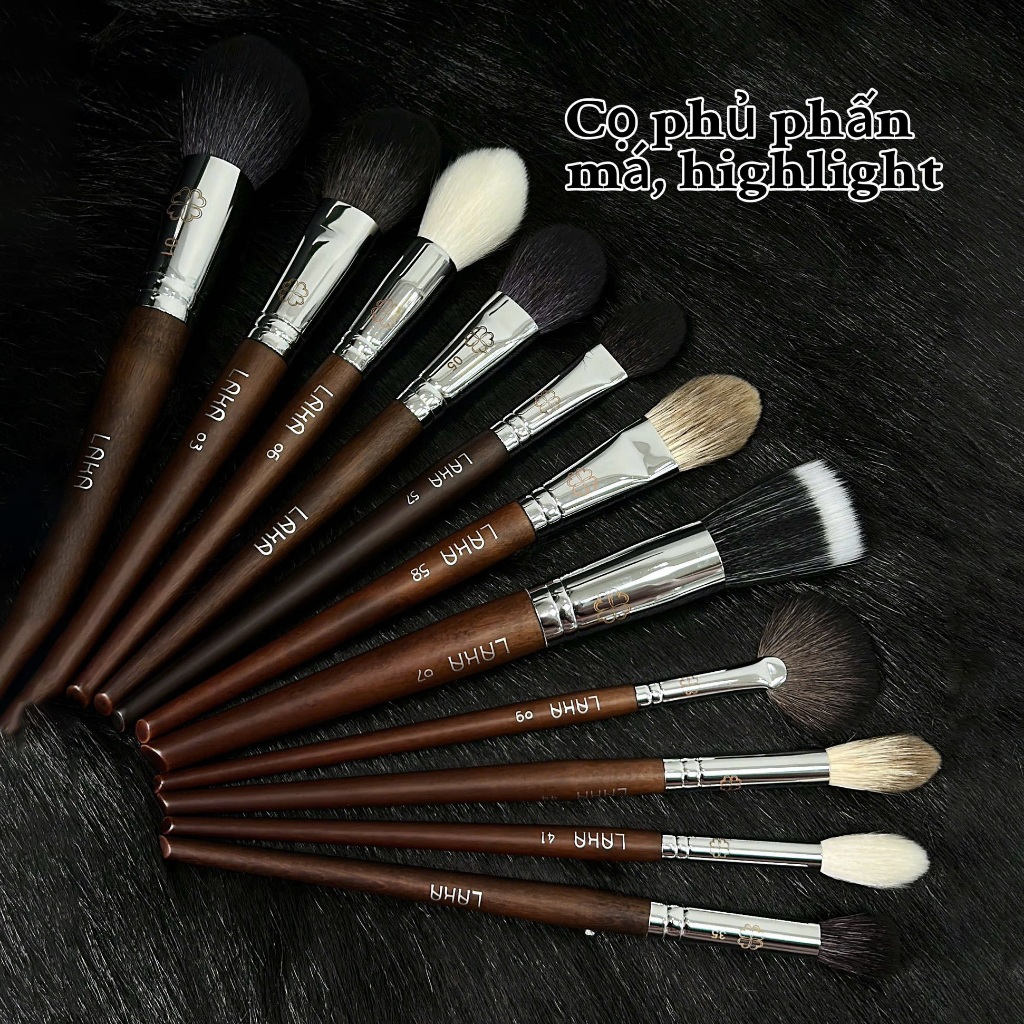 Cọ Trang Điểm Lẻ Laka’s Nhiều Dáng Dễ Dùng Tán Phấn Tốt Mềm Mịn Cho Makeup Tự Nhiên DUNG CHU MAKEUP