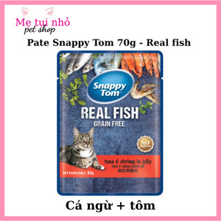 [COMBO 12 GÓI] Pate Snappy Tom thịt cá túi 85G
