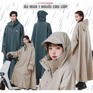 Áo Mưa vải OXFORD Một Người  Áo Mưa Trùm Kín Người siêu bền siêu chống thấm,Nhanh Khô an toàn đi xe 