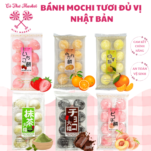 Bánh Mochi Nhân Trái Cây Nhật Bản Sachi Mochi Thơm Dèo Chuẩn Vị Nhật - CÔ THƯ MARKET