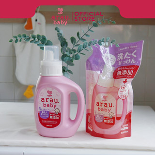 Combo nước giặt cho bé Arau baby (chai 800ml và túi 720ml)