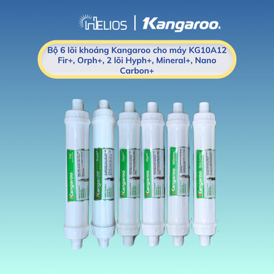 Trọn bộ 6 lõi khoáng Hydrogen+ dành cho máy Kangaroo KG10A12,...((Fir+, Orph+, 2 Hyph+, Mineral+, Nano Carbon+)