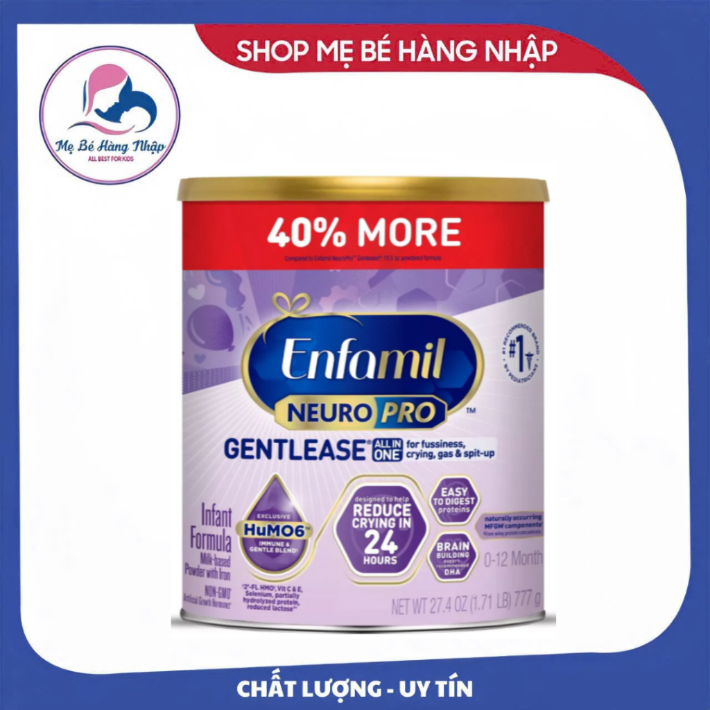 Sữa Bột Enfamil NeuroPro Gentlease 777g