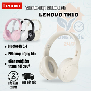Tai nghe bluetooth chụp tai LENOVO TH10 âm thanh 3D, chống nước chống ồn, chơi game không độ trễ