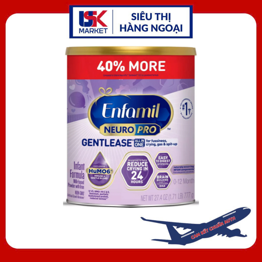 Sữa Bột Enfamil NeuroPro Gentlease 777g