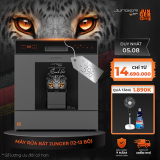 Máy Rửa Bát JUNGER Leopard DWJ-103 Máy Rửa Chén Dung tích 12-13  Bộ Diệt Khuẩn Bằng Tia UV Bảo Hành 7 NĂM