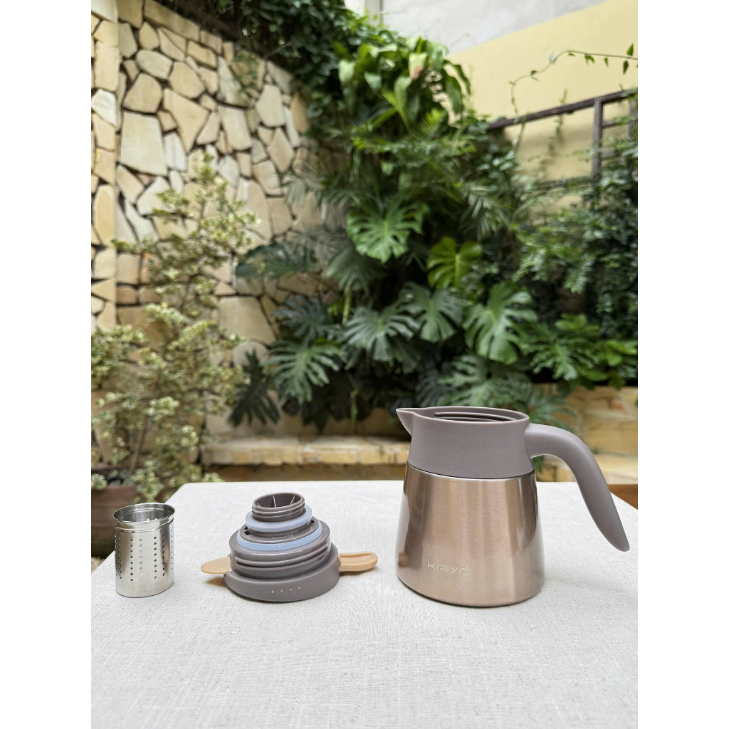 Bình Nước Giữ Nhiệt Kaiyo 500ml – Inox 304, Có Lõi Lọc Trà Tiện Lợi, Quà Tặng Ý Nghĩa