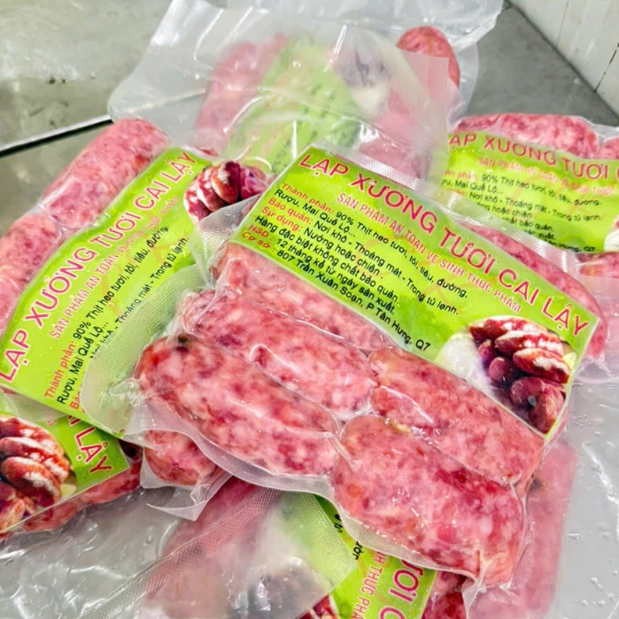 Lạp xưởng tươi cai lậy 500gr (Giao Tphcm)