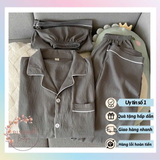 Sét 3 Món (Áo cộc và 2 quần) Mặc Nhà Chất Cotton Mềm Cực Thoải Mái Cho Nam, Hoặc Mặc Đôi