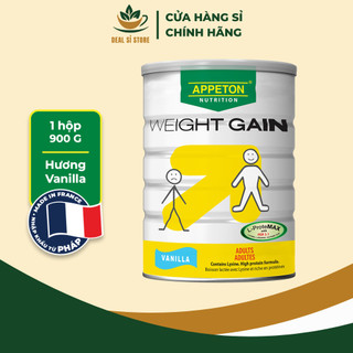  Sữa Appeton Weight Gain cho Người lớn hương Vanilla lon 900g 