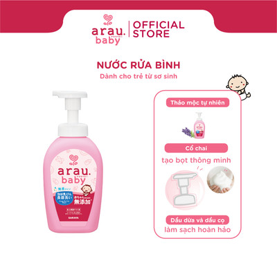 Nước rửa bình sữa Arau Baby dạng bình 500ml