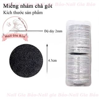 giấy nhám hình tròn sử dụng cho máy chà gót các loại ( Gia Bảo )