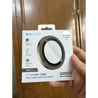 ￼Bộ dán bảo vệ mắt camera trơn KUZOOM cho iPhone 16 Pro max/ 15/ 14/ 13 /12 /11 vành nhôm + kính cao cấp siêu nét
