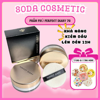 [PERFECT DIARY] Phấn Phủ Bột PERFECT DIARY Nắp Vàng Kiềm Dầu Kháng Mồ Hôi 7g