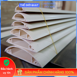 Nẹp sàn bán nguyệt Tiến Phát đi dây điện 3P, 4P, 6P, 8P có sẵn keo