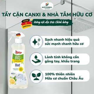 Xịt Tẩy Cặn Canxi Và Vệ Sinh Nhà Tắm Hữu Cơ POLIBOY Làm Sạch Vòi Inox, Tẩy Vách Kính, Vòi Rửa, Vòi Sen, Chậu Rửa 500ml