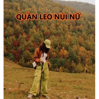  Quần ống rộng nữ phong cách Y2K Quần leo núi trekking - Cargo Pants hot trend Douyin 