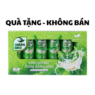 [GIFT] Hộp Quà 6 Lon Green Bird 240ml [QUÀ TẶNG - KHÔNG BÁN]