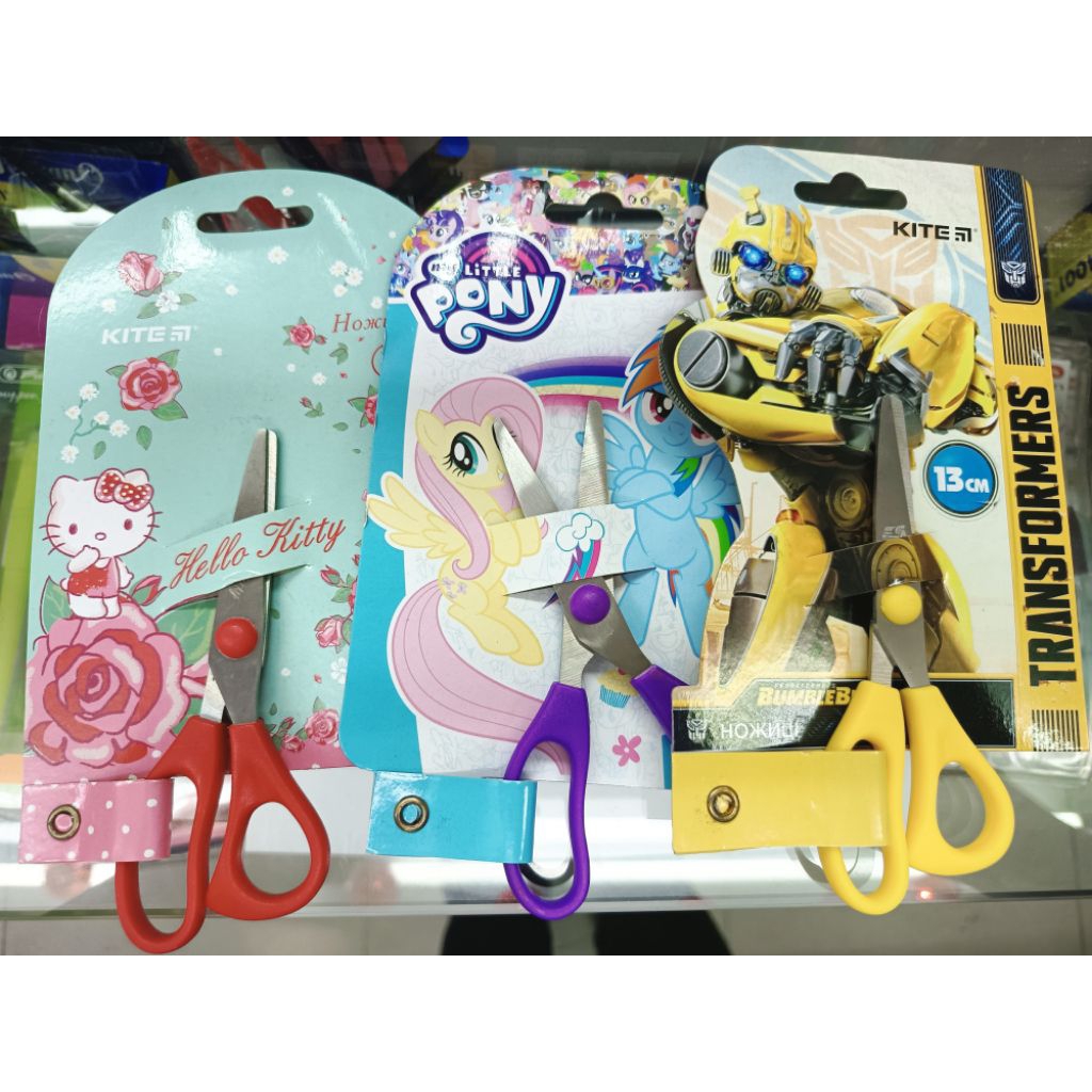 Kéo học sinh Kite 13cm - Pony Hello Kitty Hotwheel Transformer (NK chính hãng từ CHLB Đức)