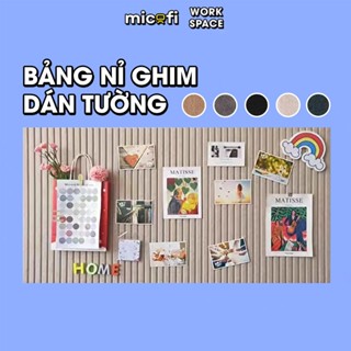  Bảng Dán Tường Nỉ Micofi Decor Bảng Ghim Nỉ Lớn Trang Trí Tường Văn Phòng Lớp Học Treo Ảnh Thông Báo Note Phụ Kiện 