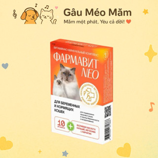 Vitamin cho mèo bầu Neo Vitamin Canxi cho mèo con phát triển toàn diện DN02  60v  