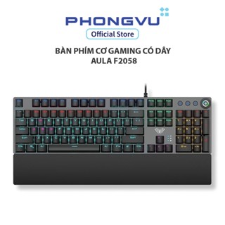  Bàn phím cơ Gaming có dây AULA F2058 - Bảo hành 24 tháng 