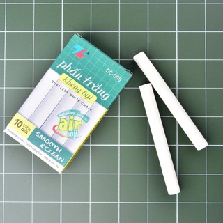(COMBO 5) Hộp Phấn không bụi DC-008 Thiên Long, ít gãy, không bụi - Hãng Thiên Long