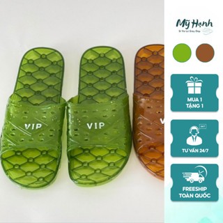  Dép Nhựa Vip Nam Nữ Đi Trong Nhà Đi Trong Nhà Tắm Nhà Vệ Sinh Chống Trơn Trượt GT9 