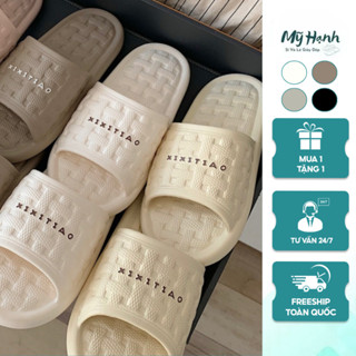 Dép Nữ Xixitiao Mềm Nhẹ Siêu Êm, Dép Bánh Mì Đúc Nguyên Khối, Đi Trong Nhà Dễ Thương, Chống Trơn Trượt, Giá Rẻ Mẫu Mới