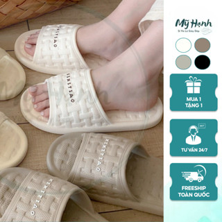  Dép nam nữ xixitiao  Loại 1  mềm nhẹ Dép bánh mì đúc nguyên khối đi trong nhà dễ thương siêu nhẹ chống trơn trượt GT2 