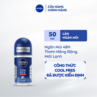 Lăn ngăn mùi nivea men cool kick mát lạnh - thơm năng động - 82886