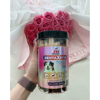  THỨC ĂN CHO CHÓ - XƯƠNG GẶM SẠCH RĂNG THƠM MIỆNG CHO CHÓ  – DENTAL X STIX - JM PET FOOD 