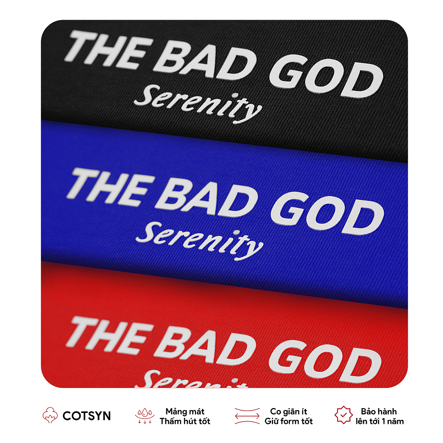 [Ngọc Kem] The Bad God Áo Thun Cổ Tròn Nam Serenity Chất Liệu COTSYN In Cao Thành Áo Phông Local Brand Form Boxy | BigBuy360 - bigbuy360.vn