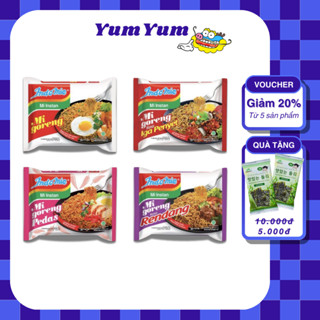  Mì Trộn Indomie Mì Indo Các vị: Đặc biệt Sườn Bò Cay Nồng dành cho người thích mì Indomie - Yumyum 