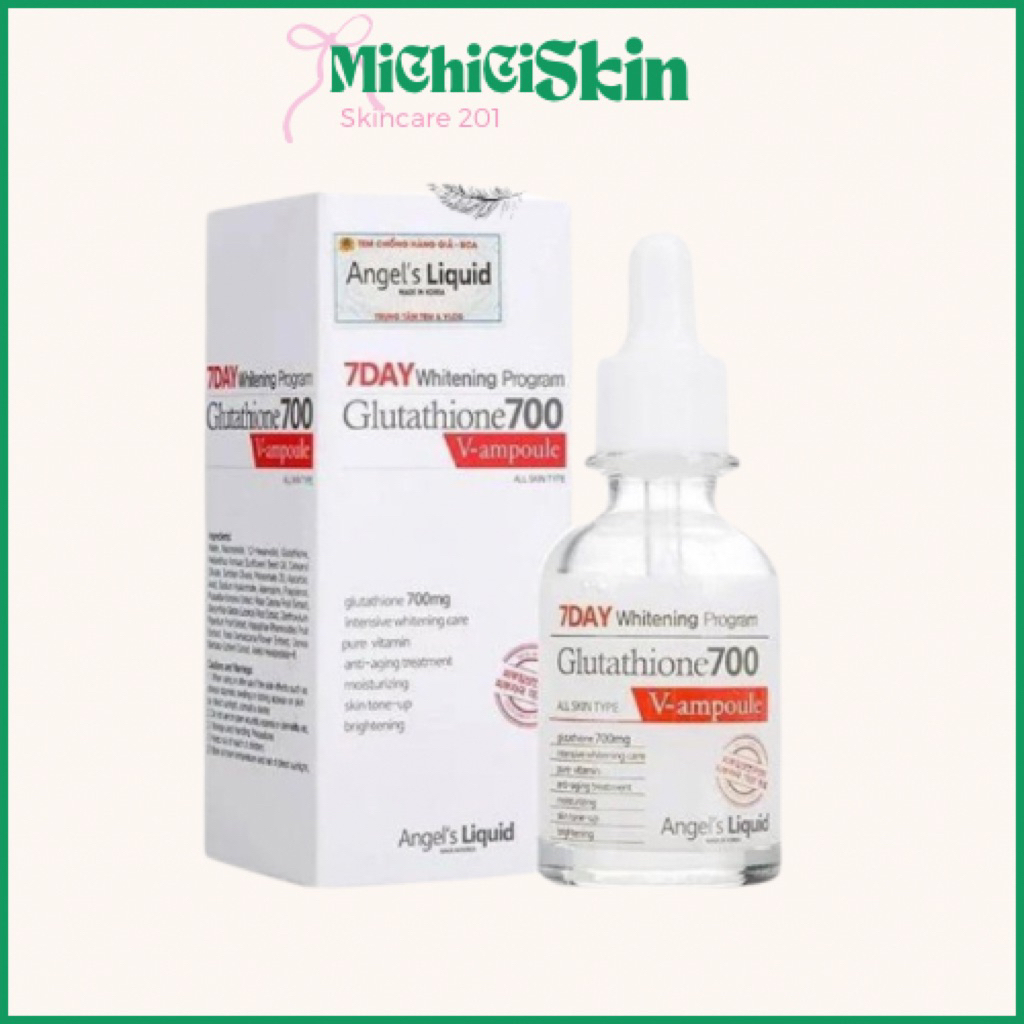 [MICHICI Skin] Tinh Chất Serum Angel's Liquid 7Day Whitening Glutathion 700 Serum Dưỡng Trắng Chuyên