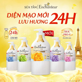 Sữa tắm hương nước hoa Enchanteur Charming/ Sensation/ Delightful/ Romantic/ Magic 650gr