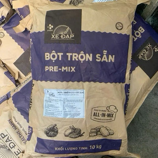  BỘT CHIÊN GÀ GIÒN XE ĐẠP 10kg  bao 1kg x 10  