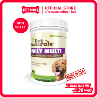  Hộp 150 Viên nhai bổ sung Vitamin cho chó Pet Naturals Daily Multi for Dogs 525g USA Petmall 
