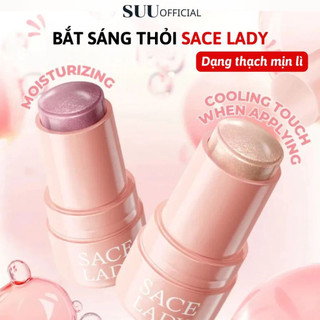  Phấn Bắt Sáng Thỏi SACE LADY Nhũ Highlight Bắt Sáng Kết Cấu Dạng Thạch Mỏng Nhẹ 