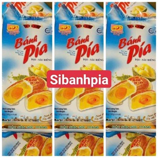 sip nhanh)combo 3 cây bánh pía 5 sao đậu xanh sầu riêng trứng Tân Huê Viên