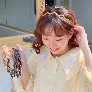 Bờm Cài Tóc Hoạ Tiết Đen Trơn