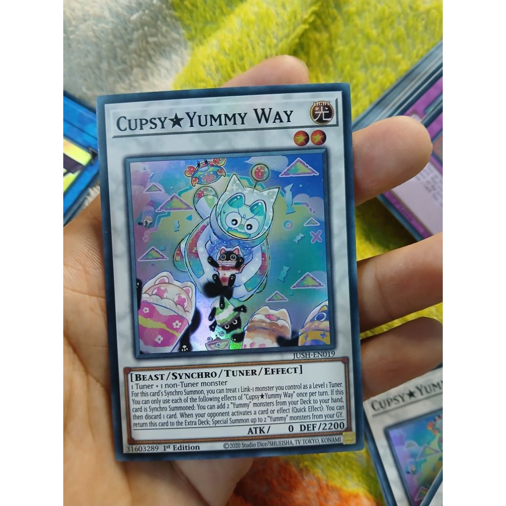 [Yugioh Biên Hòa Store] 1 lá thẻ bài CupsyYummy Way - JUSH-EN019 - 1st Edition