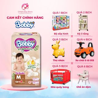 Quà tặng bỉm Bobby Organic Dành Cho Mẹ Và Bé, Quà Theo Số Lượng Bịch Bỉm. Childs Day Store