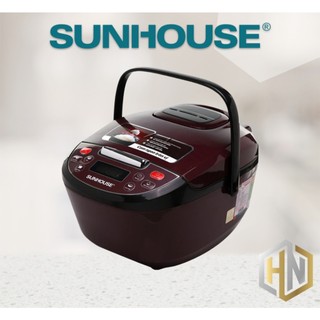 Nồi cơm điện tử 1.8l sunhouse shd8909 - sử dụng 4 đến 6 người ăn, bảo hành 12 tháng