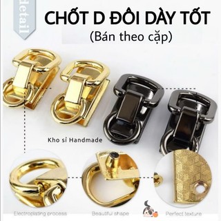  Chốt D Đôi Dày Tốt - Phụ Kiện Túi Ví  35k Cặp  